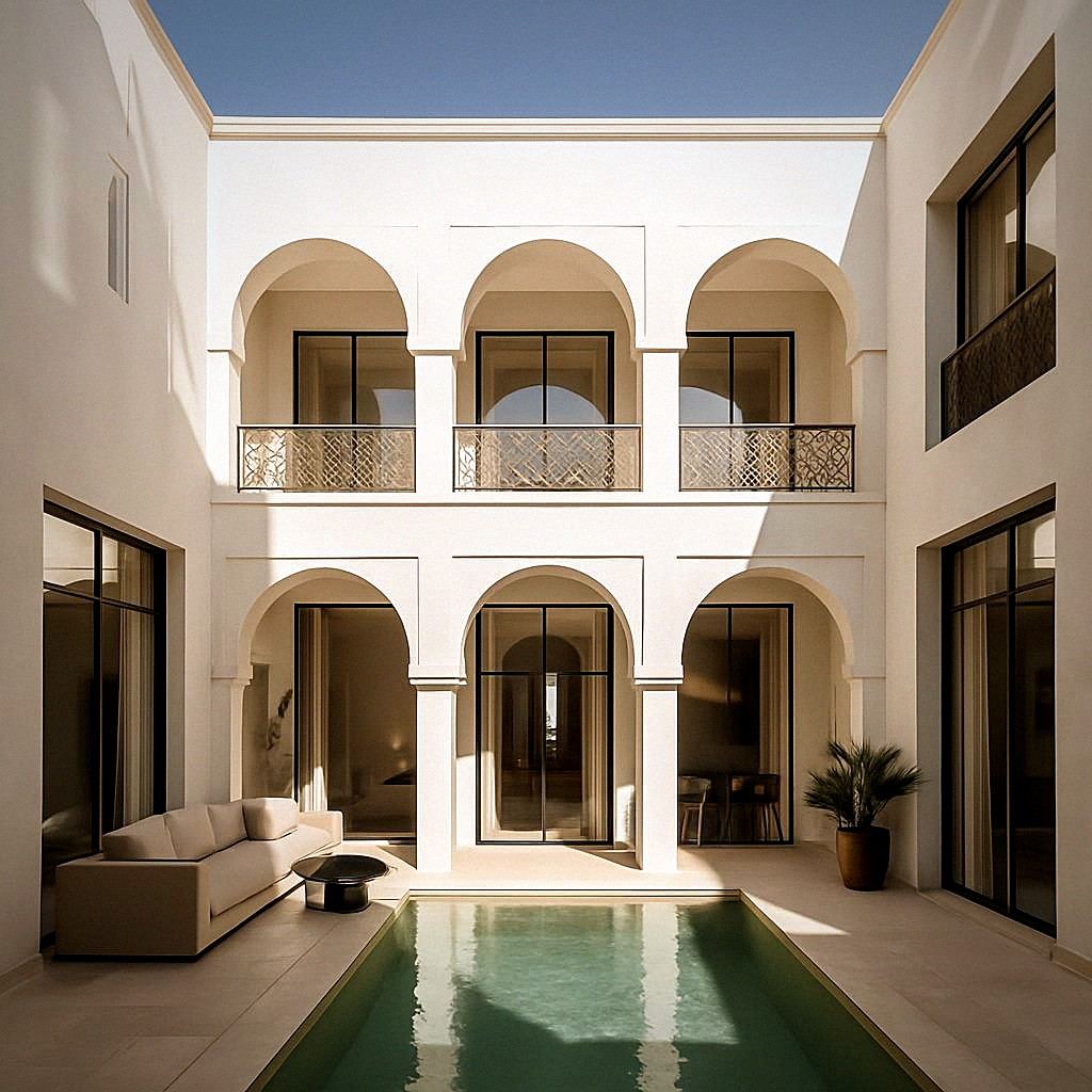 Riad in der Medina Marrakesch, UNESCO-Weltkulturerbe